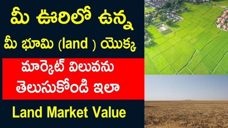 How You Check Market Value For Land in Andhra Pradesh and Telangana